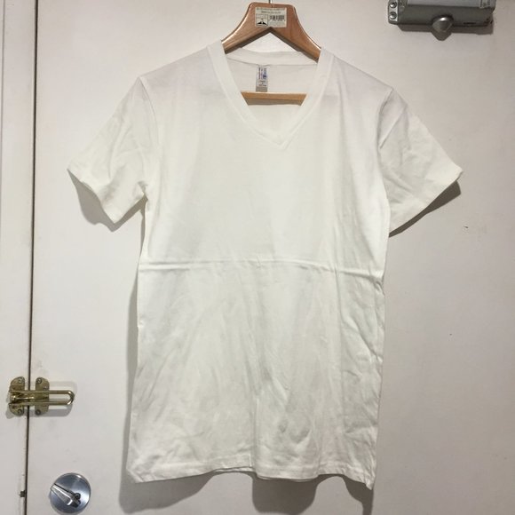 VINTAGE VERTAX COMBED COTTON V-NECK UNDERSHIRTS SIZE M - Picture 2 of 6